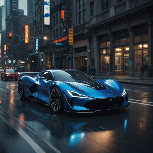 cinematic film still snake, A futuristic car, rendered in lush digital art, showcases a sleek, aerodynamic design with curved lines and sharp angles, evoking a sense of high-speed velocity. The metallic  body glimmers in the light, accentuated by neon  accents that pulse with an otherworldly energy. The wheels, a mesmerizing blend of chrome and carbon fiber, appear to rotate in mid-air, as if defying gravity. Against a backdrop of deep, electric blue, the car seems to embody the essence of innovation and progress, transporting the viewer to a world of tomorrow. ImgFixerPre0.3 <lora:more_details:1> . shallow depth of field, vignette, highly detailed, high budget, bokeh, cinemascope, moody, epic, gorgeous, film grain, grainy