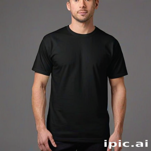 black mockup t shirt