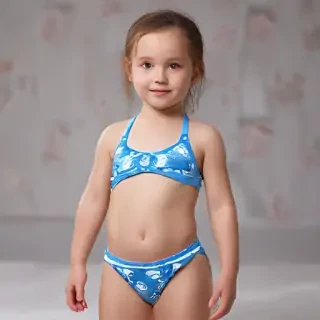 ai little girl in bikini