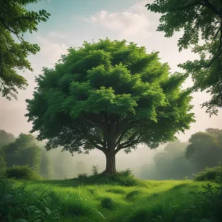 greenery background aesthetic