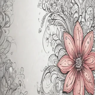 flower doodle art