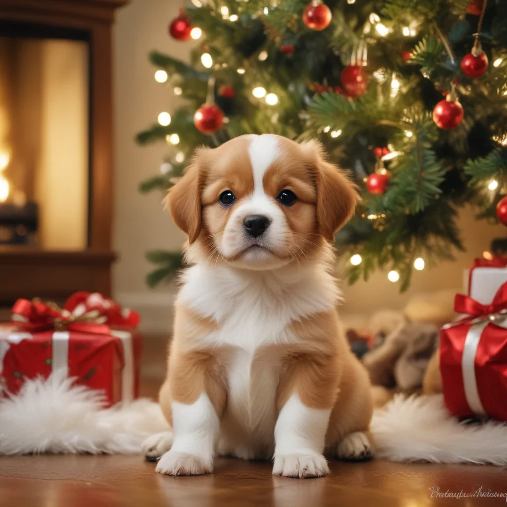 cute christmas dogs