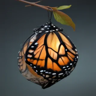 butterfly cocoon png