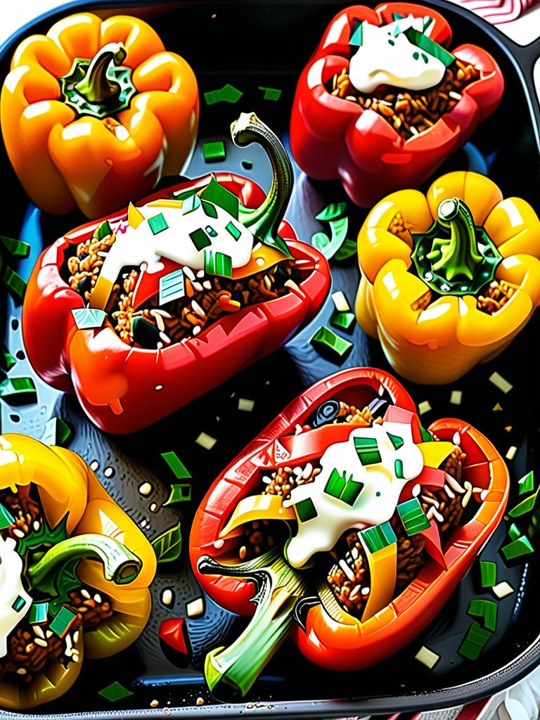stuffed peppers without rice recipe