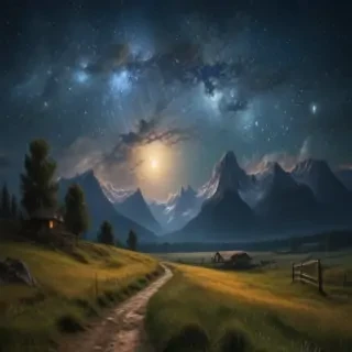 starry night wallpaper