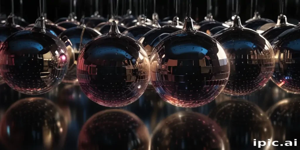 transparent disco balls