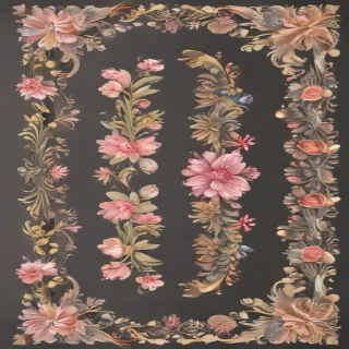 floral page borders