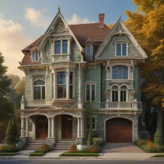 background of a house
