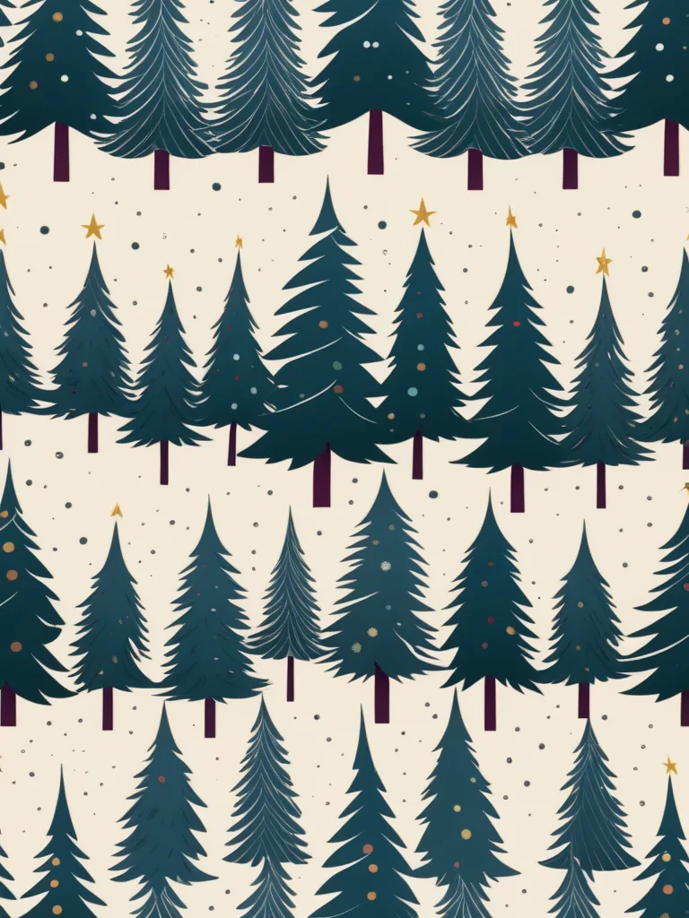 christmas trees background