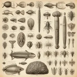 vintage scientific illustrations