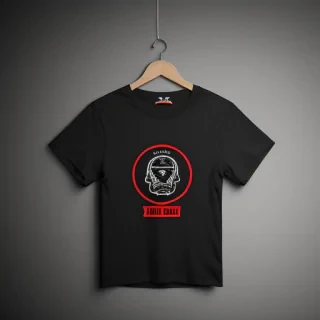 black t shirt mockup