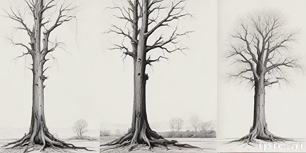 dead tree drawings