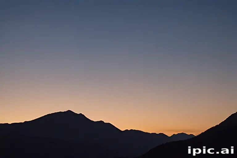 mountain silhouette