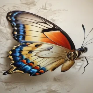 drawing pic of butterfly