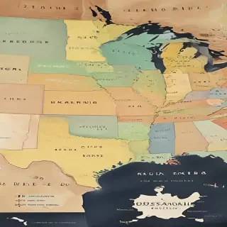 usa map with states