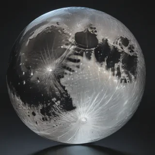 transparent moon