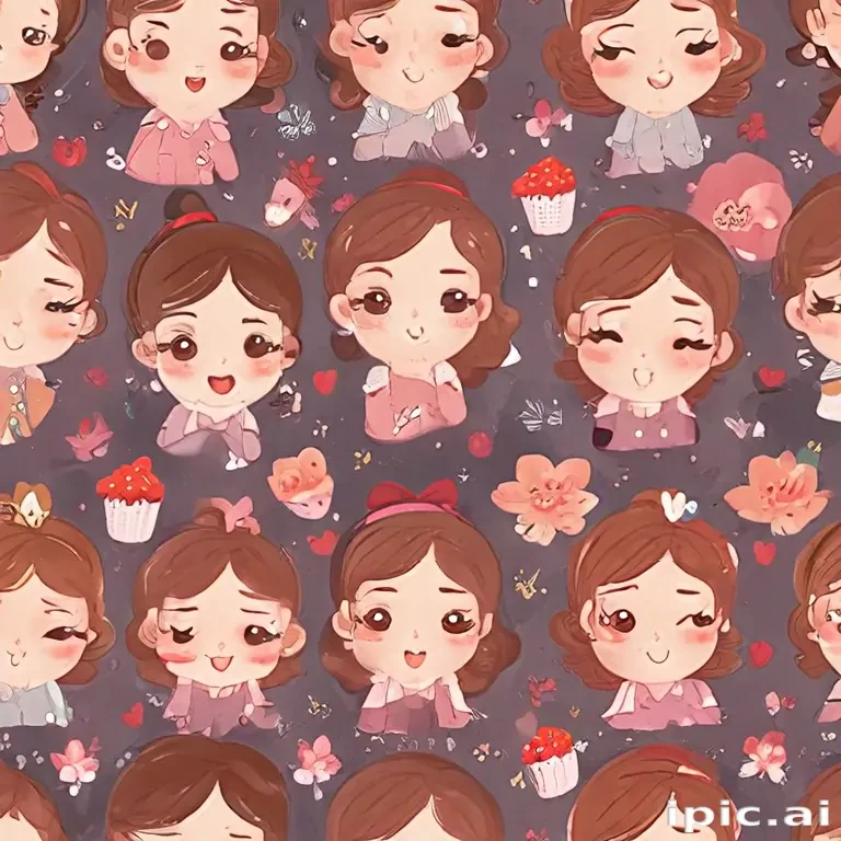 cute women background