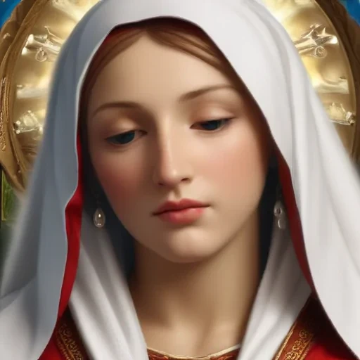 virgin mary clip art