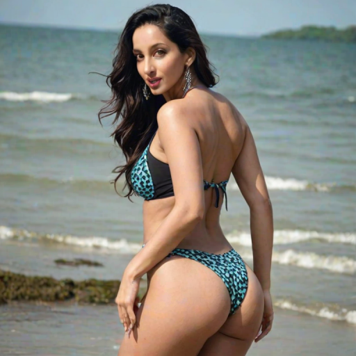 nora fatehi bikini butt