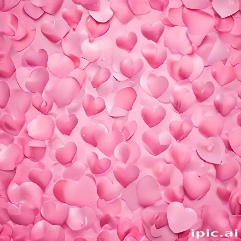 pink hearts background