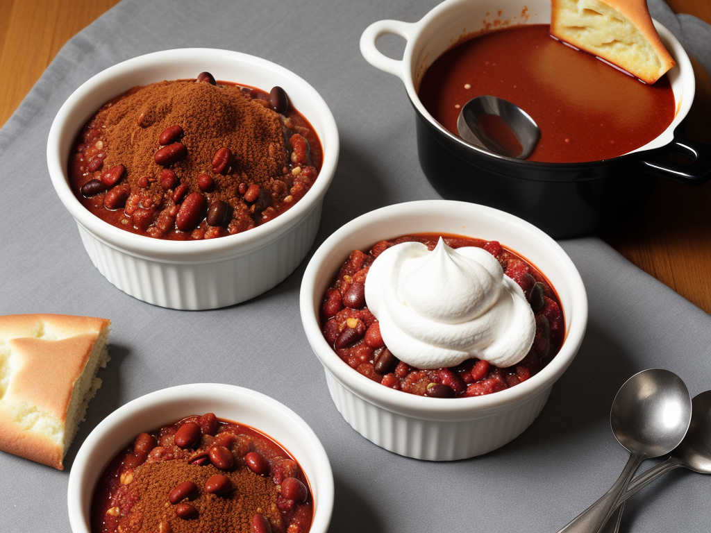 what dessert goes with chili