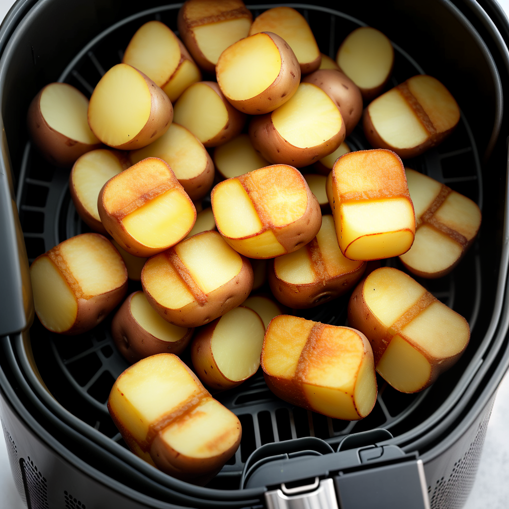 potato cubes in air fryer
