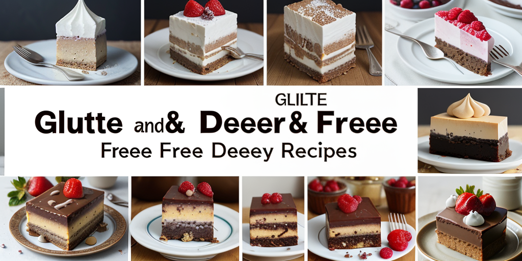 gluten and dairy free dessert recipes