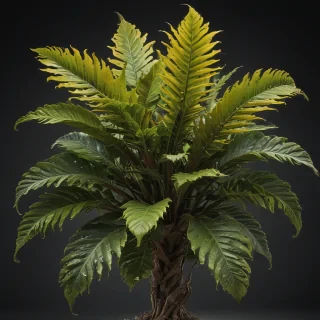plant no background