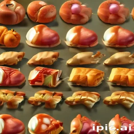animated food