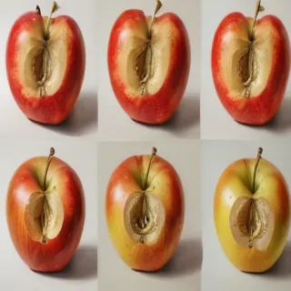 drawings of apples