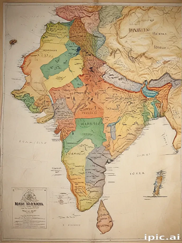 map of india