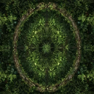 leaf circle