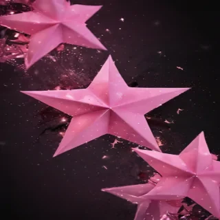 pink stars png