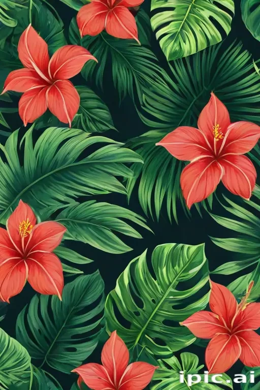 tropical wallpaper iphone