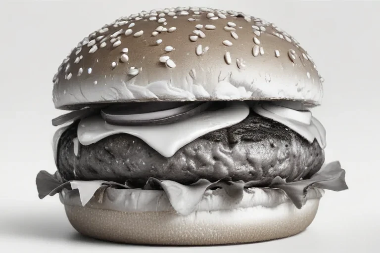 burger clipart black and white