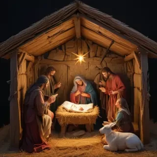 images of the manger scene