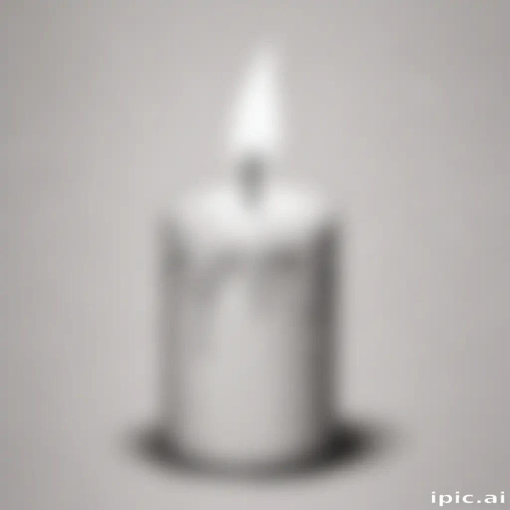 candle drawing