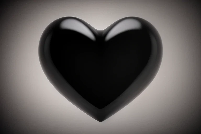black heart image