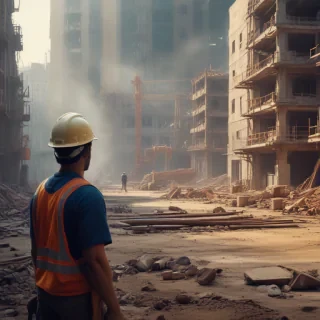 construction site background