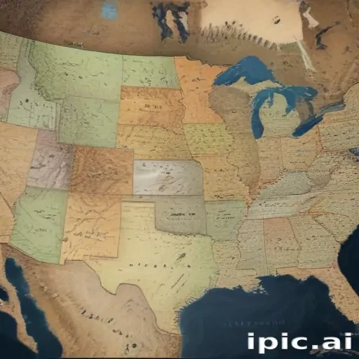 map of united states with states