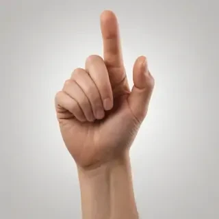 pointing finger png