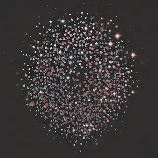 transparent glitter png