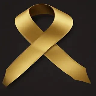 gold ribbon png