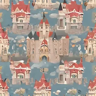 castle in cartoon