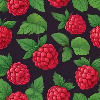 cartoon raspberry
