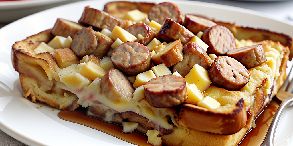 french toast casserole with sausage