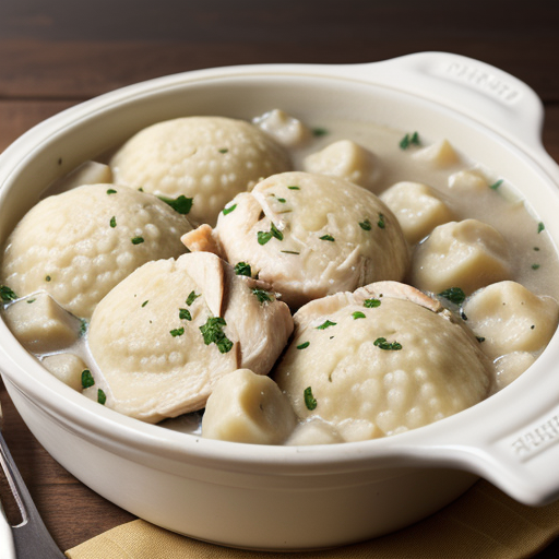 sides with chicken and dumplings