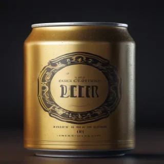 beer can mockup