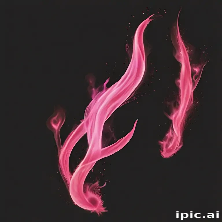 pink flames png