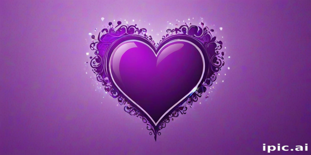 heart purple wallpaper